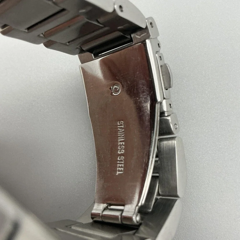 Michael Kors Mens Watch 45mm Stainless Chronograph Date MK-8609 New Battery 6.5